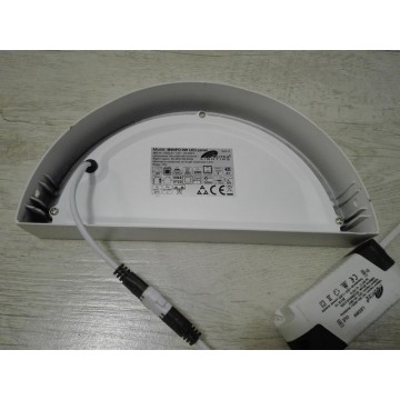 LED nadgradni panel zidni 9W okrugli M9NPO 3000K