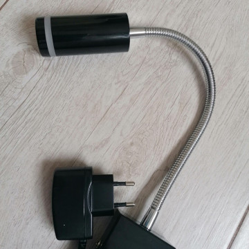 Zidna LED lampa MARTI HL008L 3W 3000K sa prekidačem crna