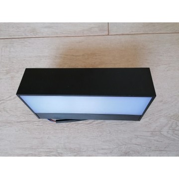 Baštenska zidna LED lampa ANDIZ 9W 4200K crna