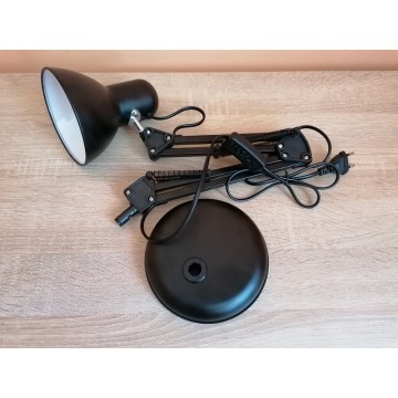 Stona radna lampa MTL2001 E27 crna