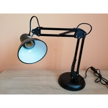 Stona radna lampa MTL2001 E27 crna