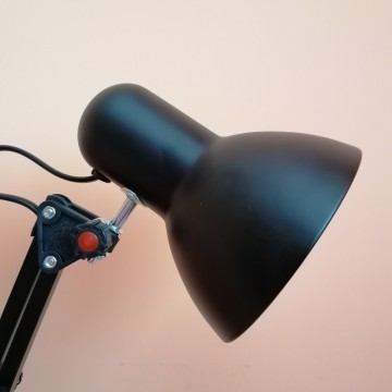 Stona radna lampa MTL2001 E27 crna