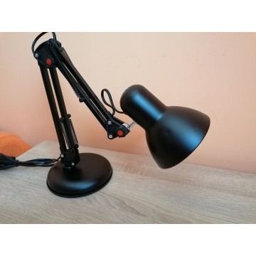 Stona radna lampa MTL2001 E27 crna