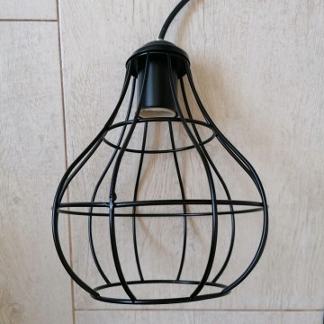 Visilica vintage M0823-3 metalna crna