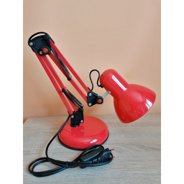 Stona radna lampa MTL2001 E27 crvena