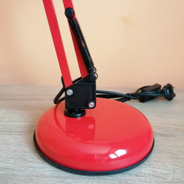 Stona radna lampa MTL2001 E27 crvena