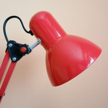 Stona radna lampa MTL2001 E27 crvena