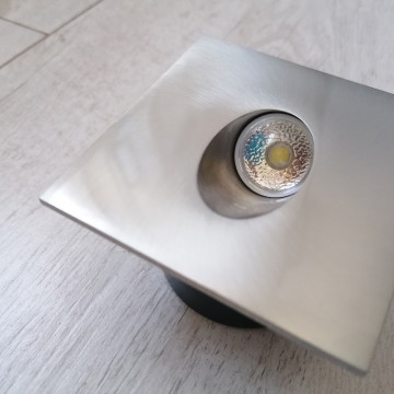 LED lampa rozetna 3W 4000K HL957L ZUMRUT mat hrom