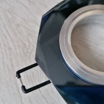 Rozetna staklena OKTAGON crna