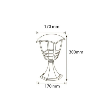 Fenjer stubni NAR-3 beli