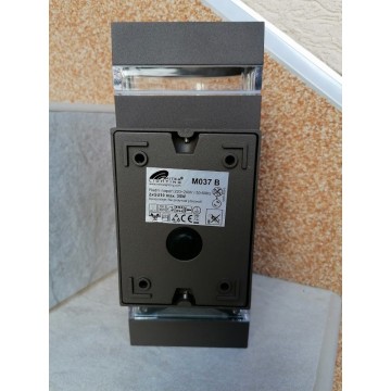Baštenska zidna lampa 2xGU10 M037 B - braon