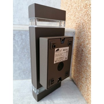 Baštenska zidna lampa 2xGU10 M037 B - braon