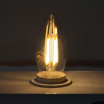 LED dimabilna sijalica E14 filament B35 4W 2700K