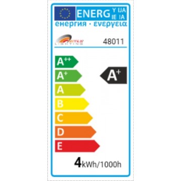 Led sijalica filament TOP SILVER E27 A60 4W 2700K