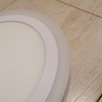 LED nadgradni panel 18W + 6W okrugli M18NO-D crvena + 6500K