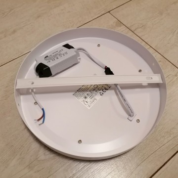 LED nadgradni panel 18W + 6W okrugli M18NO-D crvena + 6500K