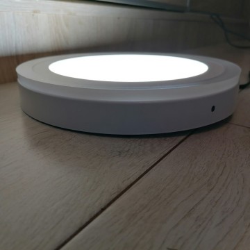 LED nadgradni panel 18W + 6W okrugli M18NO-D crvena + 6500K