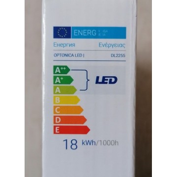 LED nadgradni panel DL2255 18W 4500K