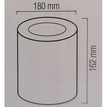 Nadgradna LED svetiljka Sandra 15W XL 4200K bela