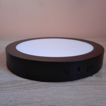 LED nadgradni panel 18W okrugli M18NO-BK 4000K