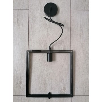 Luster visilica vintage NOBEL metalna crna