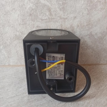 Baštenska zidna lampa TRENDY 1xGU10  - mat crna