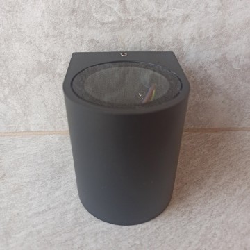 Baštenska zidna lampa TRENDY 1xGU10  - mat crna