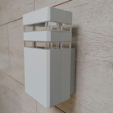 Baštenska zidna lampa 1xGU10 ANNA-1 bela