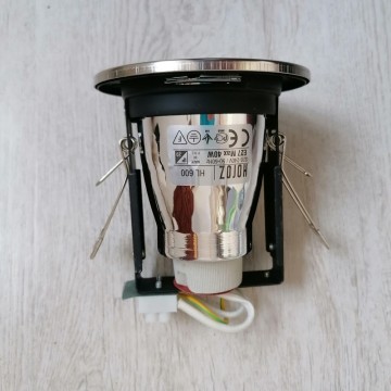 Rozetna metalna - ugradna lampa HL600 mat hrom