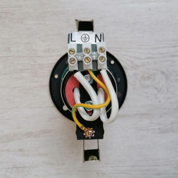 Rozetna metalna - ugradna lampa HL600 mat hrom