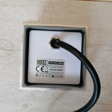 Ugradna LED lampa 1,6W HL943L AKIK mat hrom