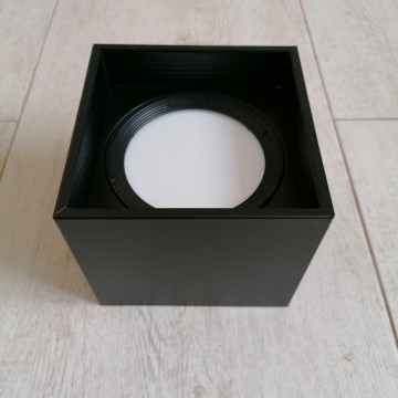 Nadgradna LED svetiljka Sandra-SQ 10W crna