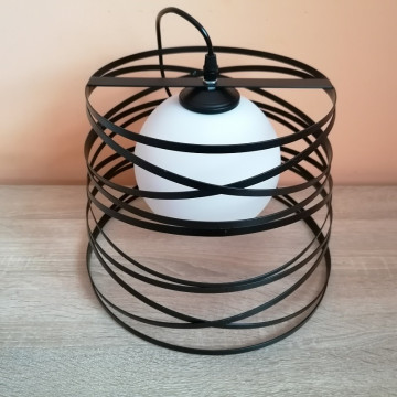 Luster visilica prečnik 32cm SIDON crna