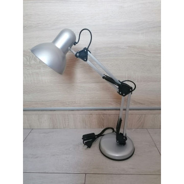 Stona radna lampa MTL2001 E27 srebrna