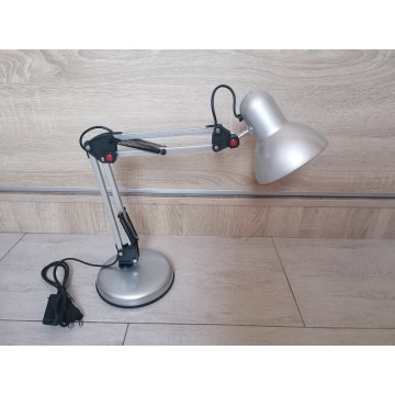 Stona radna lampa MTL2001 E27 srebrna
