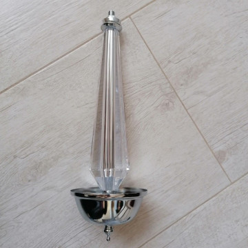 Luster visilica prečnik 48cm CRYSTAL DESIGN-3V kristalno staklo+hrom