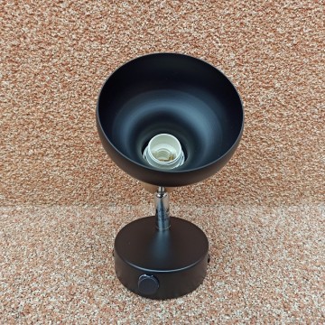 Spot lampa M160610 P crna sa prekidačem