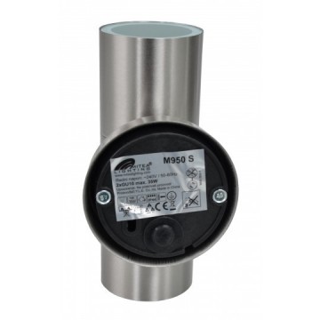 Baštenska zidna lampa 2xGU10 M950 S mat hrom