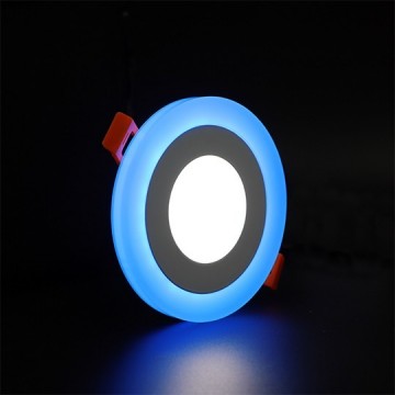 LED panel ugradni okrugli M3UO-D 3+3W plava+6500K
