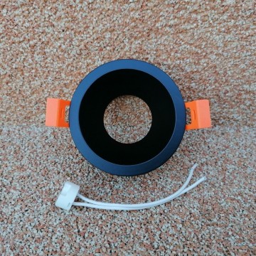 Rozetna M206171 aluminijum crna
