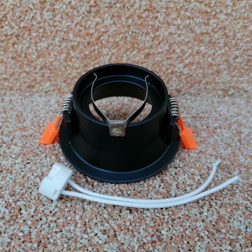 Rozetna M206171 aluminijum crna