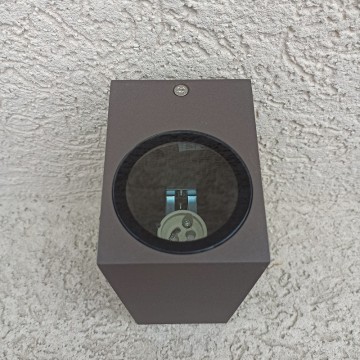 Baštenska zidna lampa 2xGU10 M952020 B braon