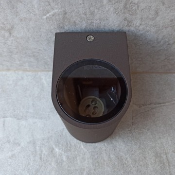 Baštenska zidna lampa 1xGU10 M952011 B braon
