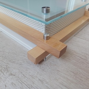 Plafonjera 28cmx28cm 1xE27 233-1S svetlo drvo