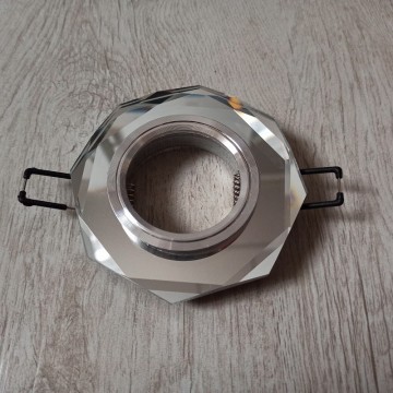 Rozetna staklena OKTAGON transparentna