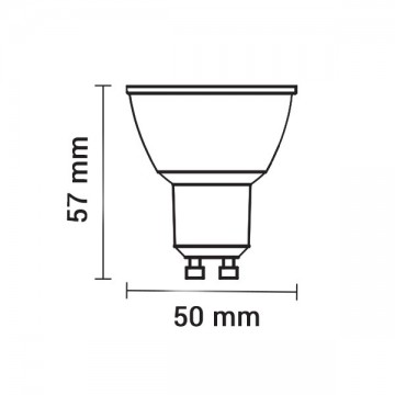 LED sijalica SP1945 GU10 7W 6000K dimabilna