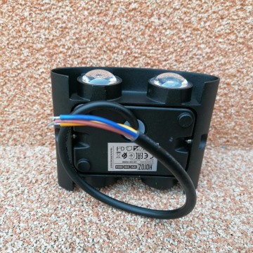 Baštenska zidna LED lampa 4W 4200K PROTON-4 crna