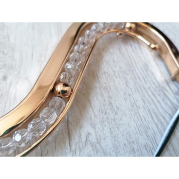 Luster visilica prečnika 48cm KRISTAL DESIGN-3 kristalno staklo+french gold