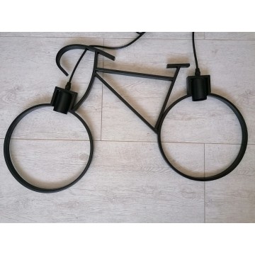 Visilica dužine 67cm 2xE27 BIKE crna