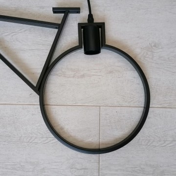 Visilica dužine 67cm 2xE27 BIKE crna